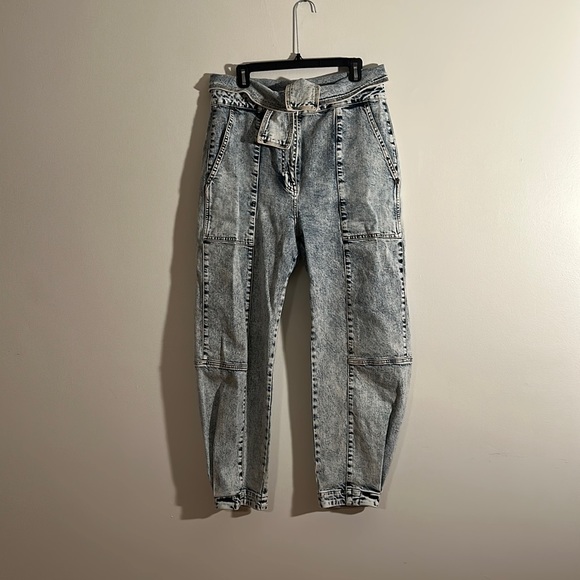 Ulla Johnson Acid Wash Jeans size 12